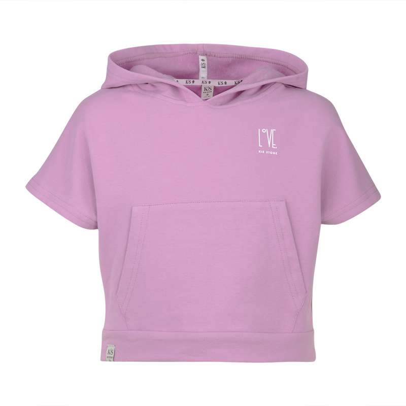 KIEstone Meisjes hoodie - Roze - lila