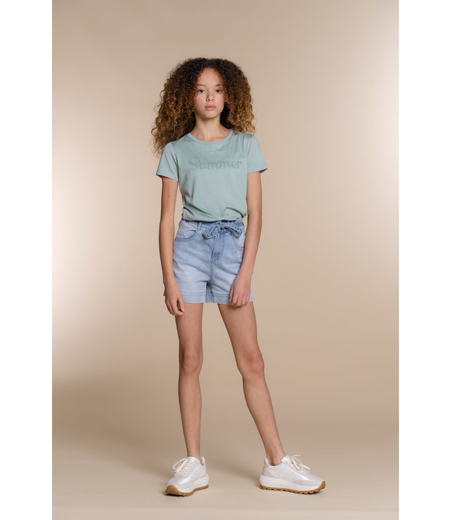 Geisha Meisjes jeans short - Gebleekt