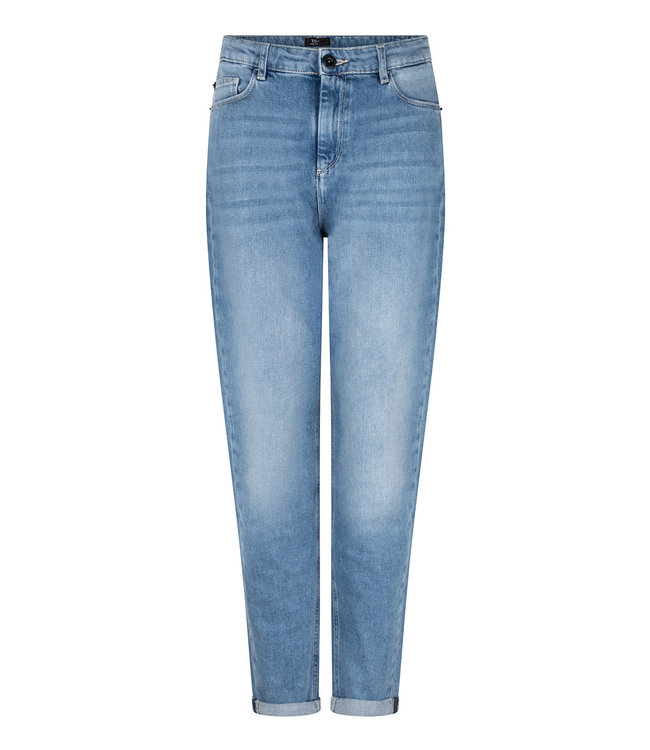 Rellix Meisjes jeans broek - mom fit - Light Denim