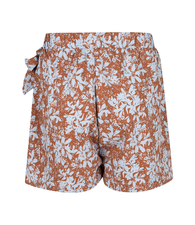 Indian Blue Jeans Meisjes short bloemen - Amber bruin
