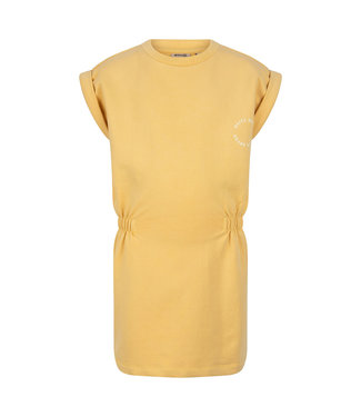 Daily7 Meisjes jurk oversized - Corn geel