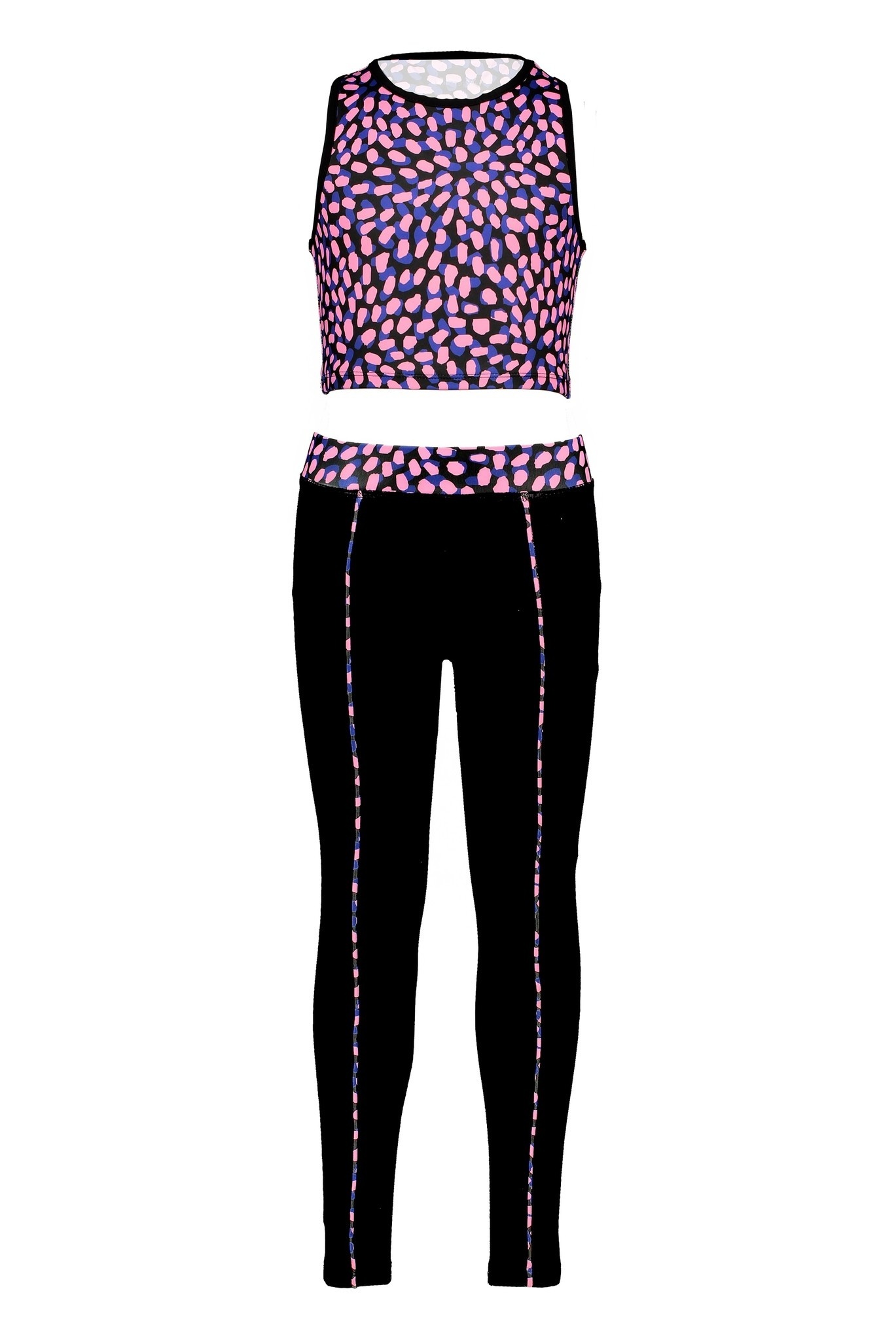 B.Nosy Meisjes legging + top - Splash roze afbeelding