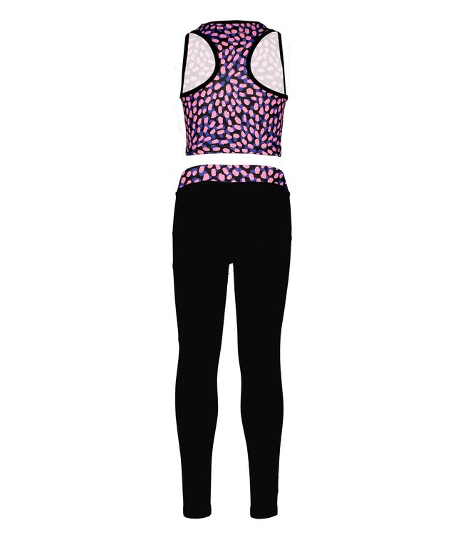 B.Nosy Meisjes legging + top - Splash roze