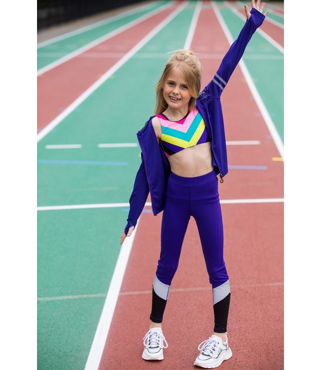 B.Nosy Meisjes legging - Diep paars
