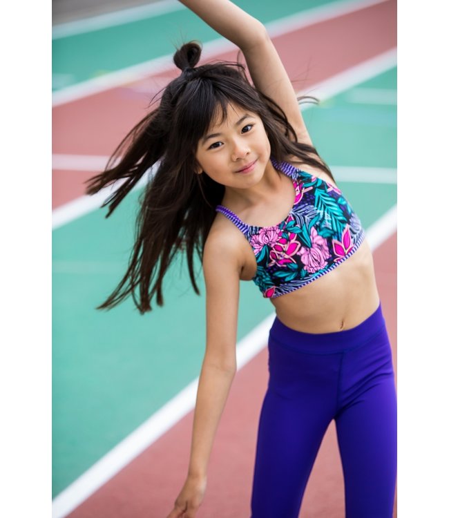 B.Nosy Meisjes legging - Diep paars