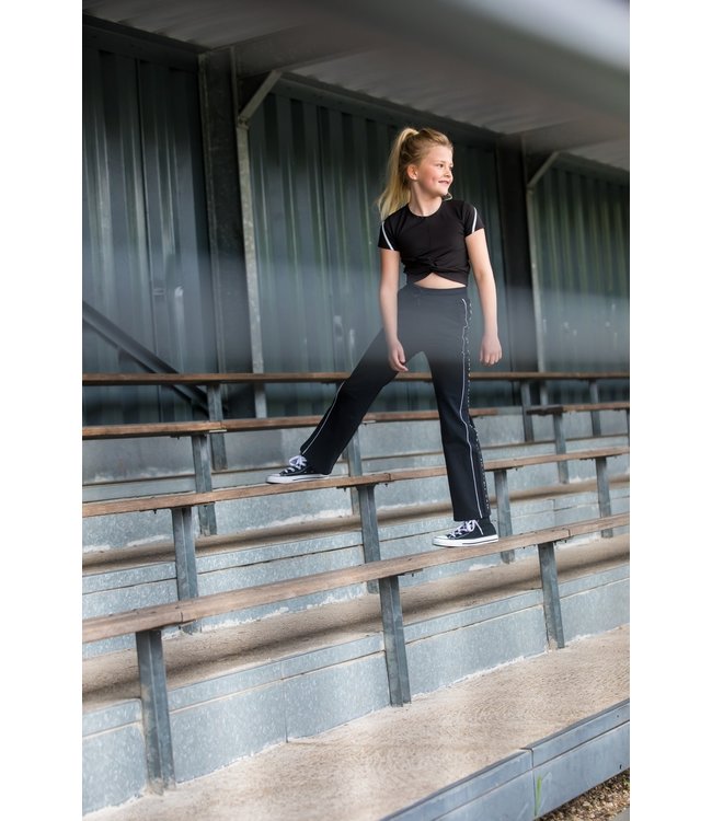 B.Nosy Meisjes t-shirt - Zwart