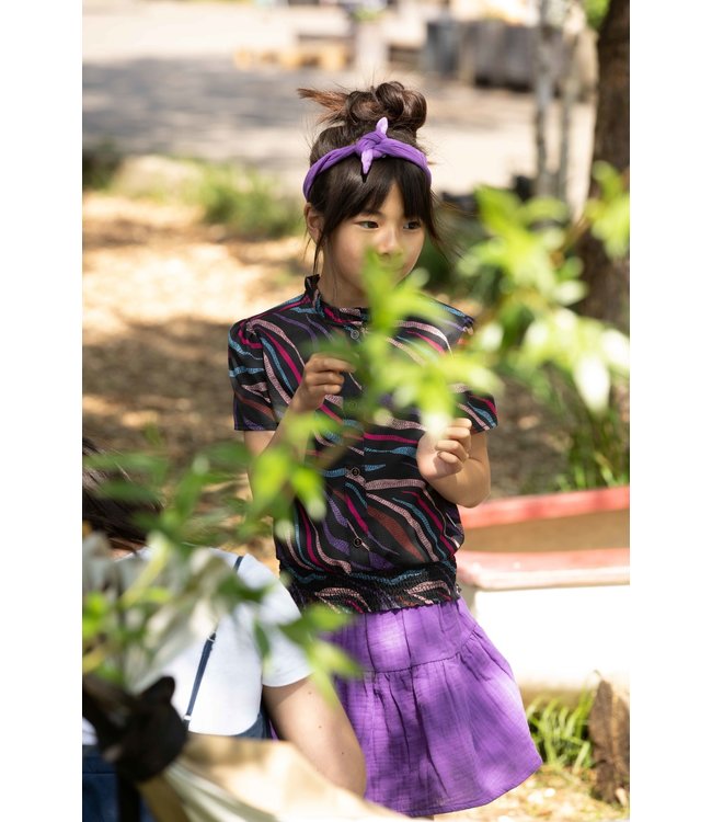 B.Nosy Meisjes blouse AOP - Forever zebra