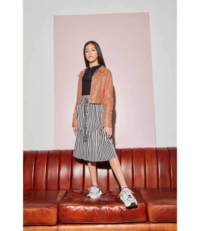 NoBell Meisjes jasje PU - Deni - Soft Copper