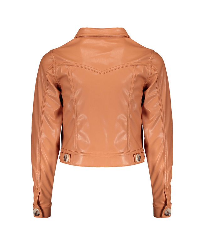 NoBell Meisjes jasje PU - Deni - Soft Copper
