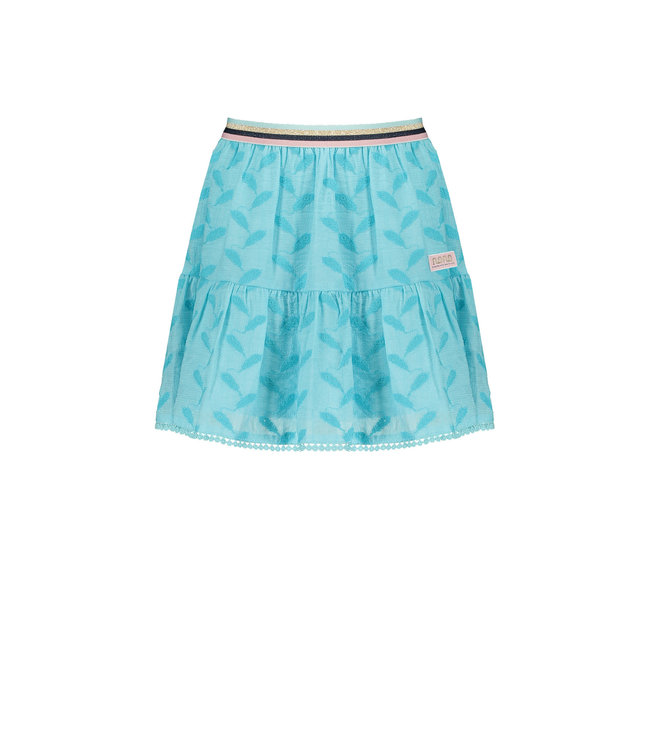 NoNo Meisjes rok - Nomy AOP - Licht Turquoise