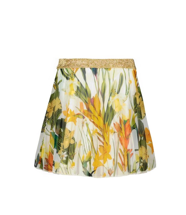 Like Flo Meisjes plooirok AOP - Leaf