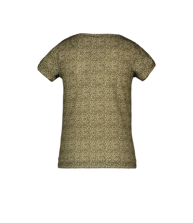 Like Flo Meisjes t-shirt open schouder - Animal