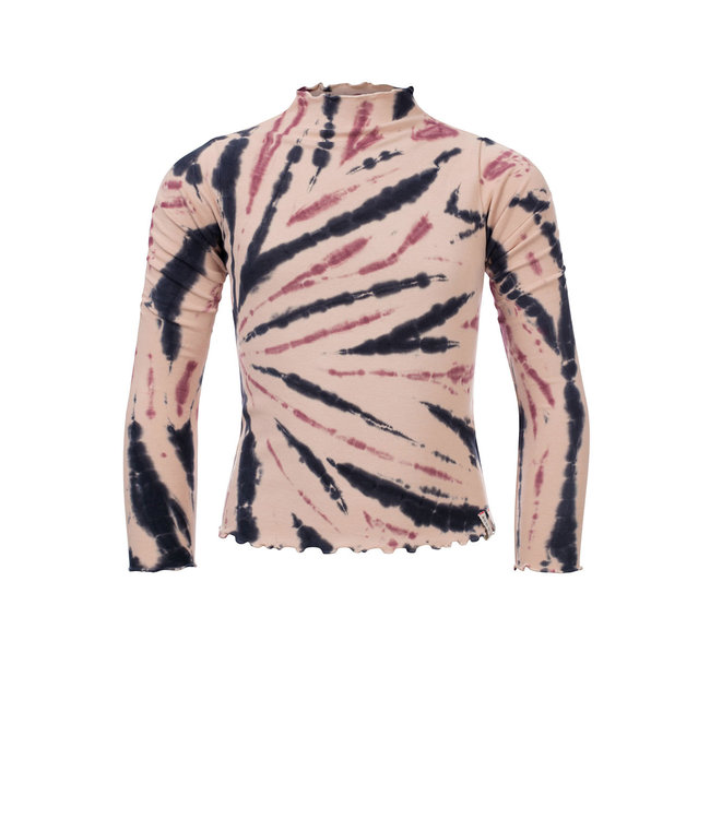 LOOXS 10sixteen Meisjes t-shirt tie-dye - Gestreept Mimosa