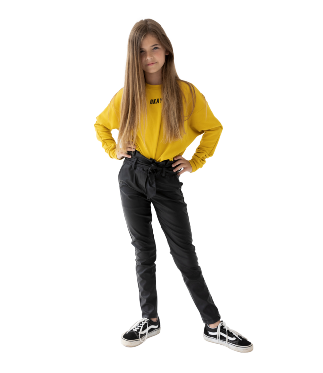 Indian Blue Jeans - Meisjes shirt okay - Goud geel - merkmeisjeskleding.nl