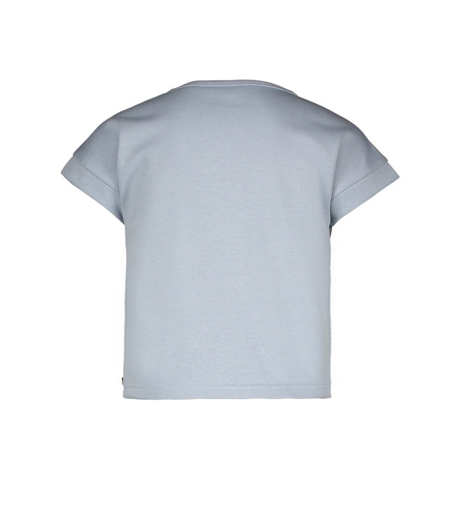 Like Flo Meisjes sweat top met knoop - Sky