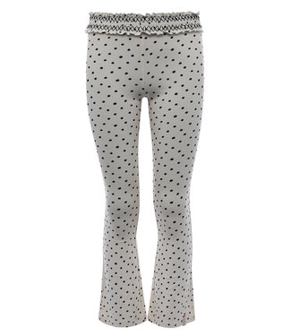 LOOXS 10sixteen Meisjes flair broek fancy dot - Cream