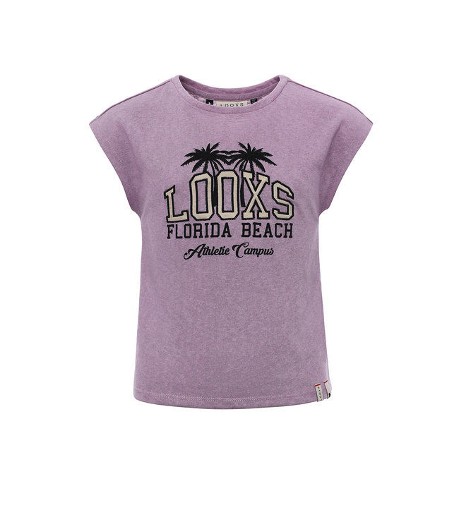 LOOXS 10sixteen Meisjes t-shirt - Lila