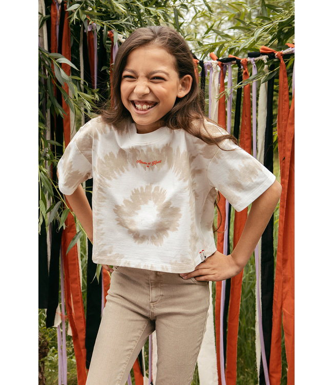LOOXS 10sixteen Meisjes t-shirt - Cream