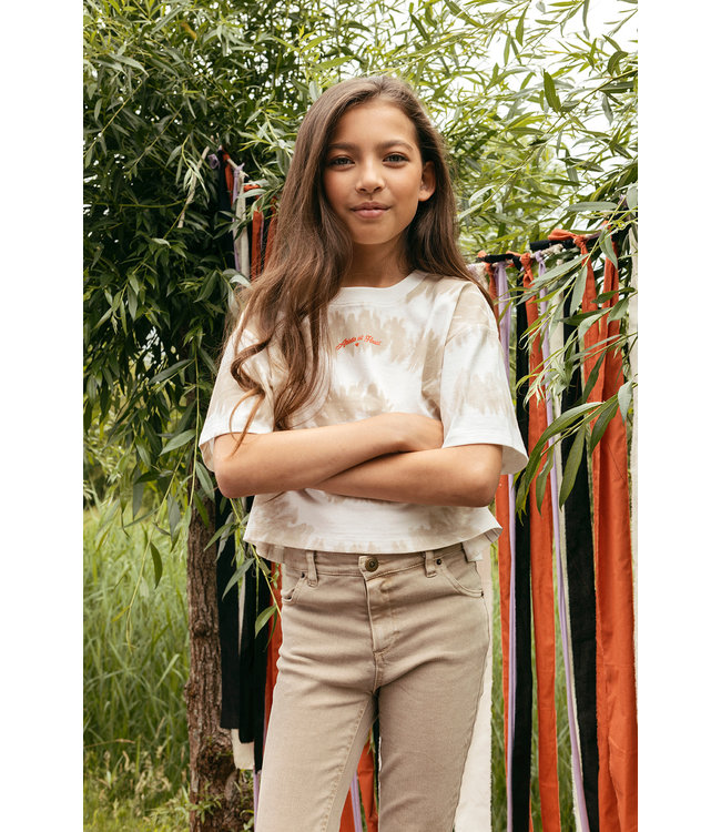 LOOXS 10sixteen Meisjes t-shirt - Cream