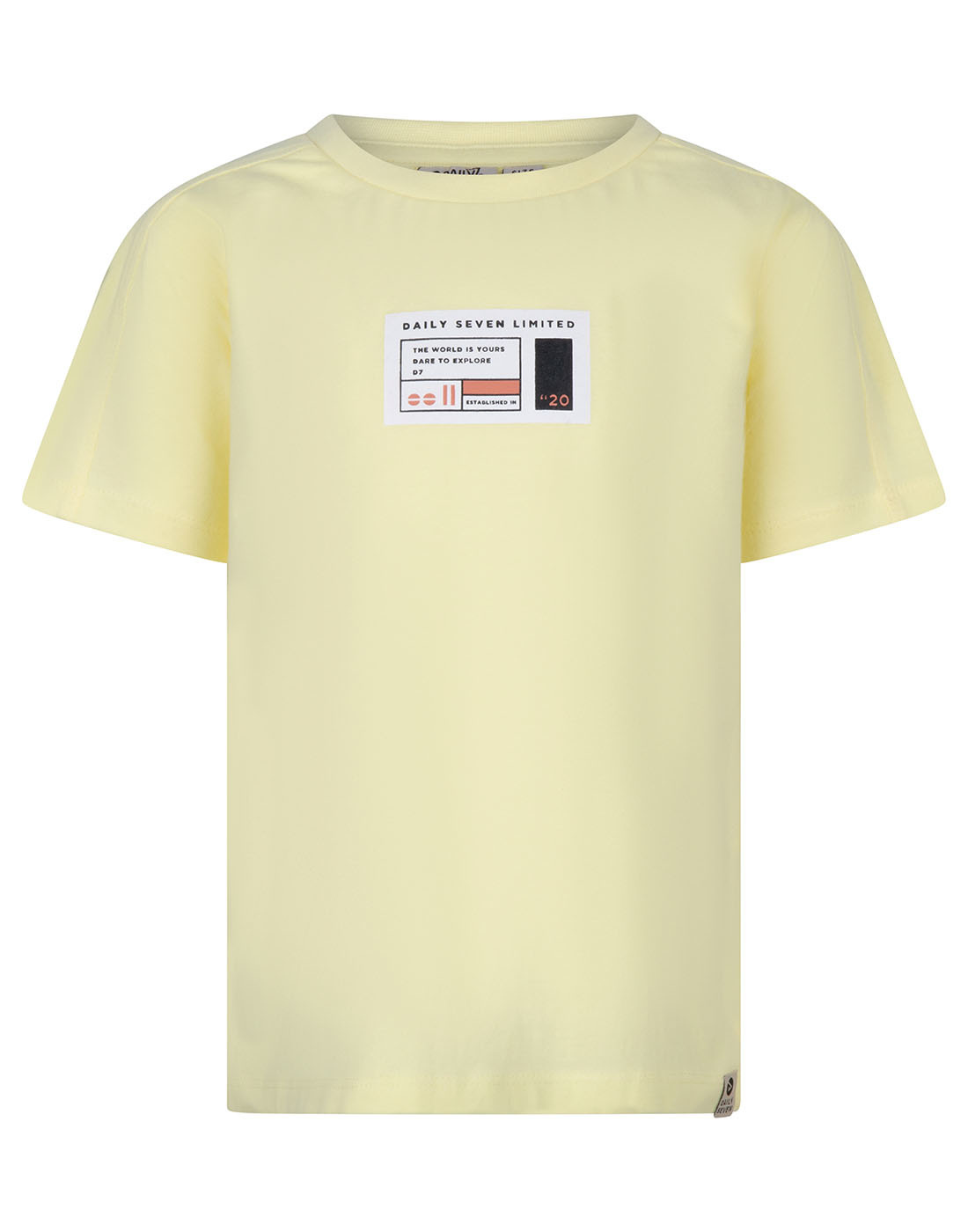 Daily7 Jongens t-shirt limited - Fresh Vanilla