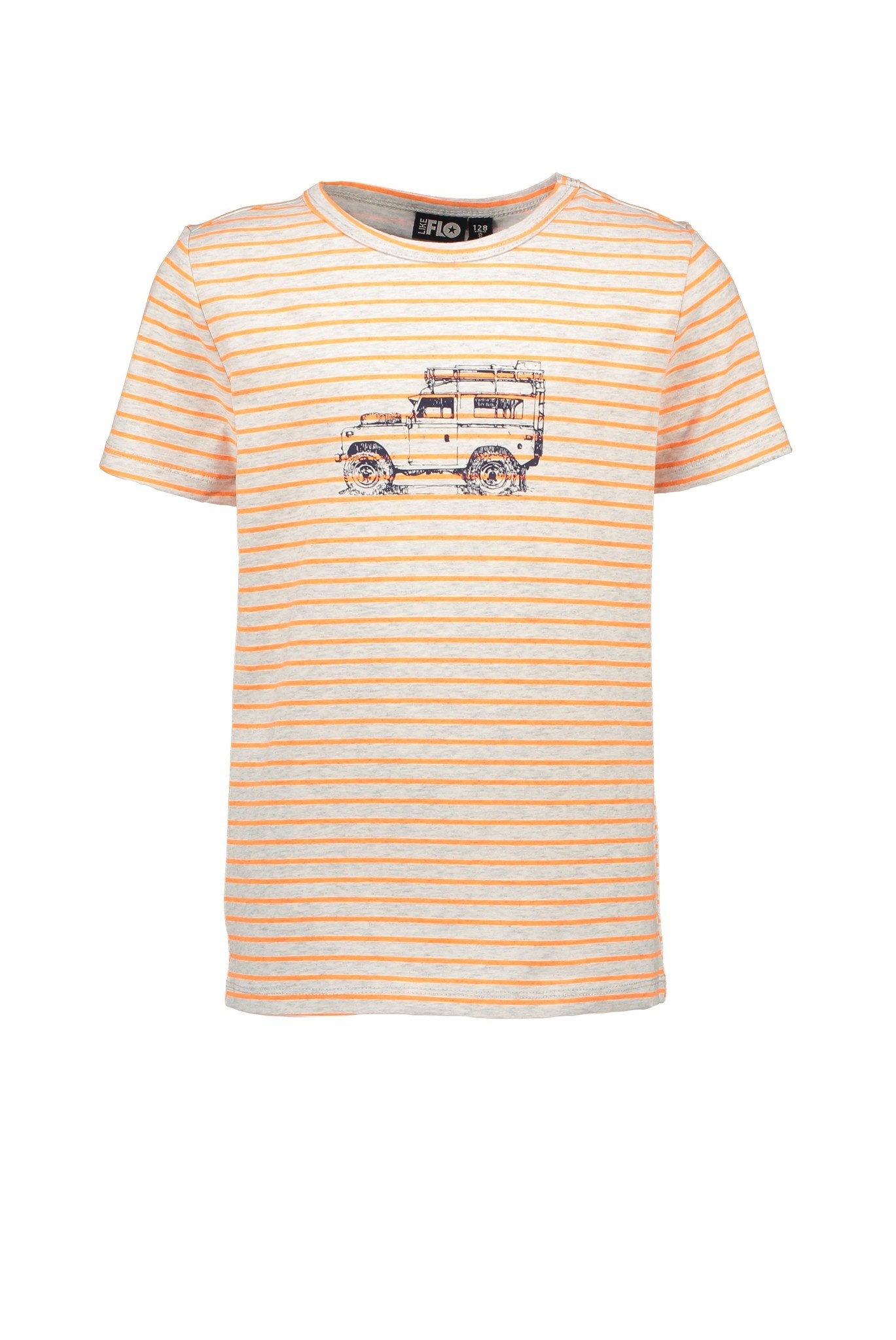 Like Flo Jongens t-shirt jersey - Neon stripe