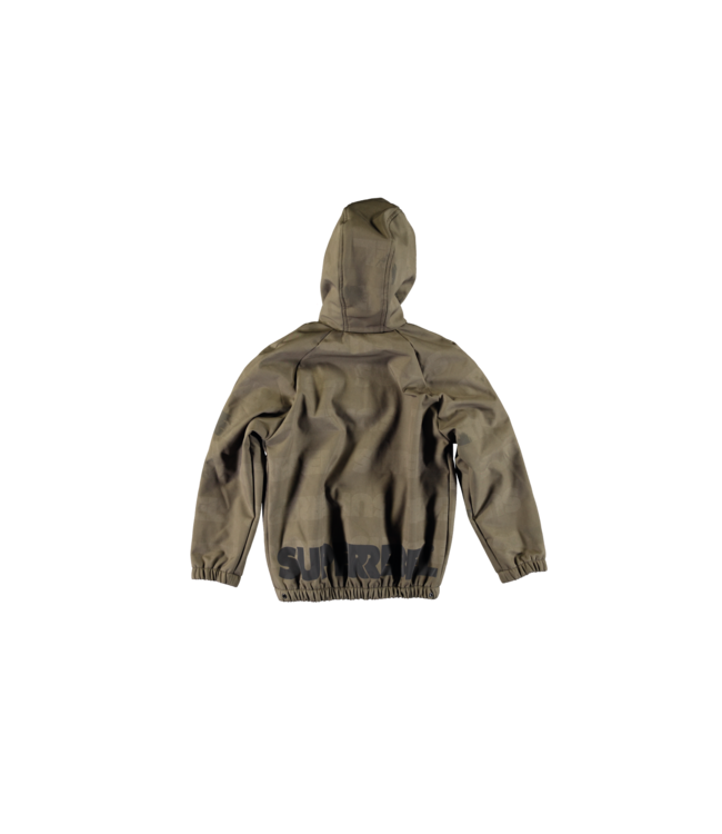 SUPERREBEL Jongens zomerjas softshell Leving - Army groen