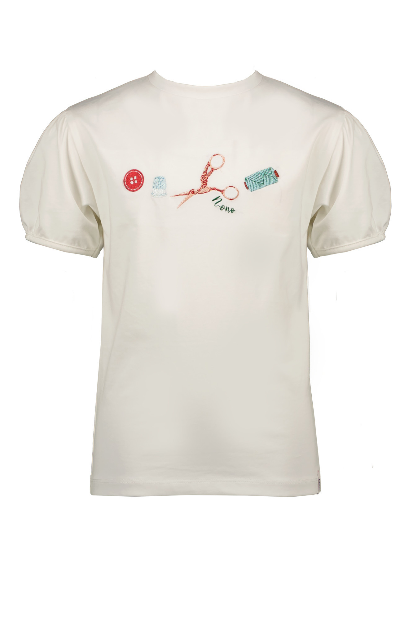 NoNo Meisjes - t-shirt Kella - Sneeuwwit
