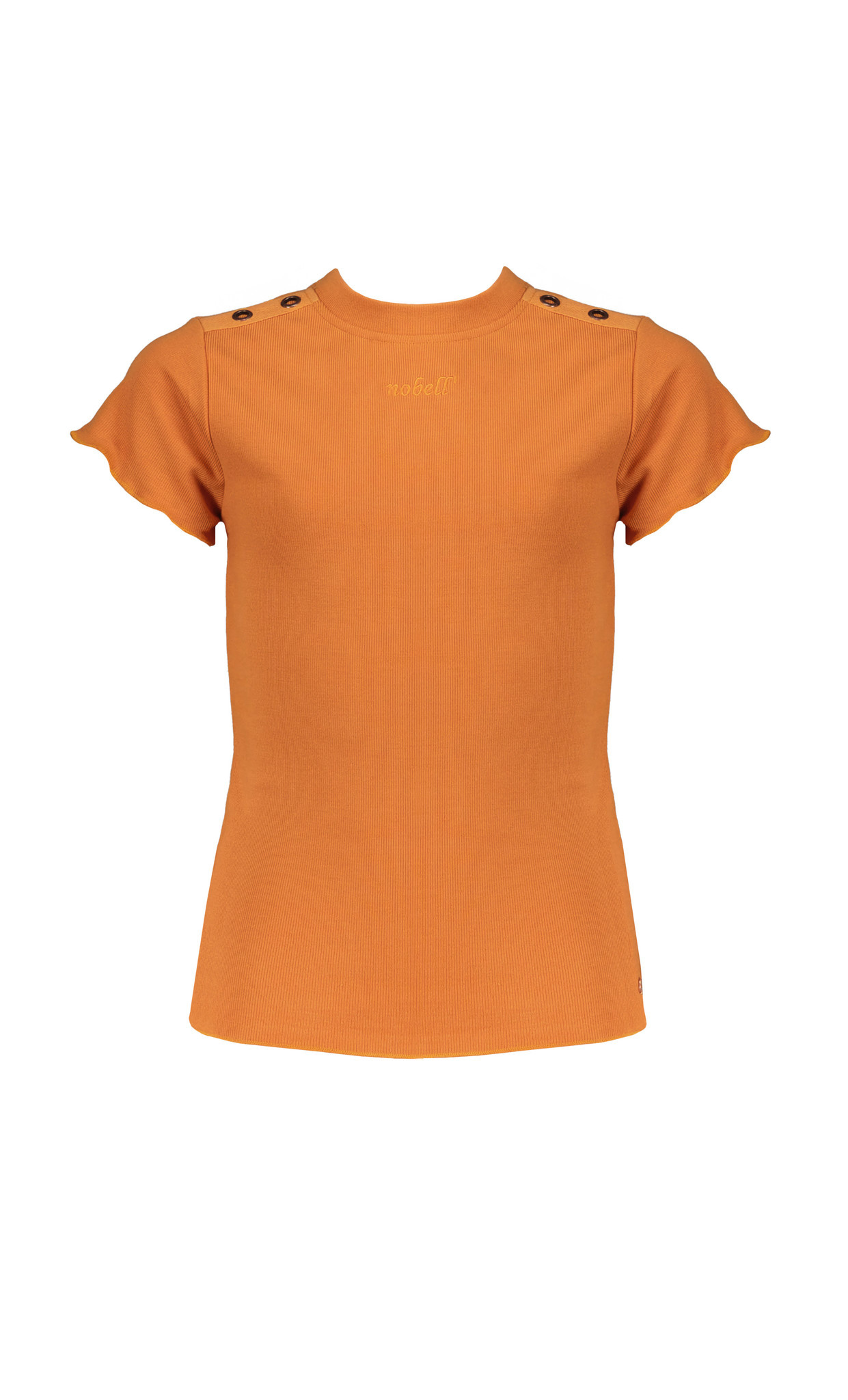 NoBell meiden t-shirt Kima Jersey Rib Ginger