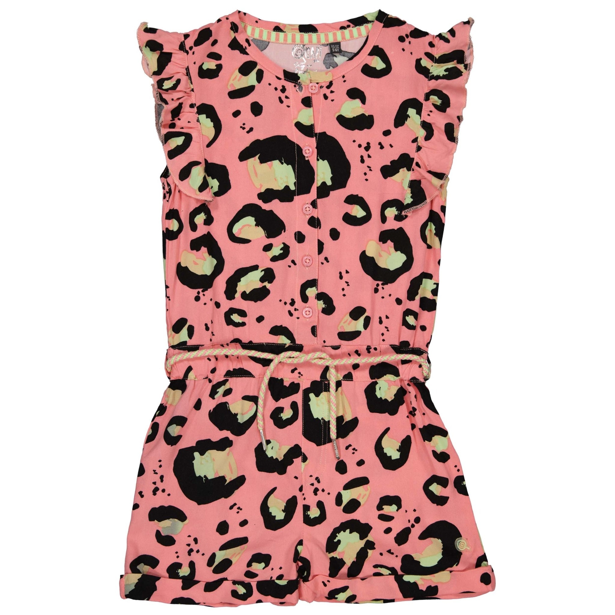 beroemd Bel terug Email Quapi Meisjes jumpsuit - Marcia - AOP poppy roze animal -  merkmeisjeskleding.nl