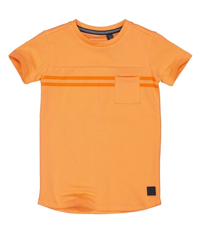 LEVV Little Jongens t-shirt - Valko - Orange Mandarin