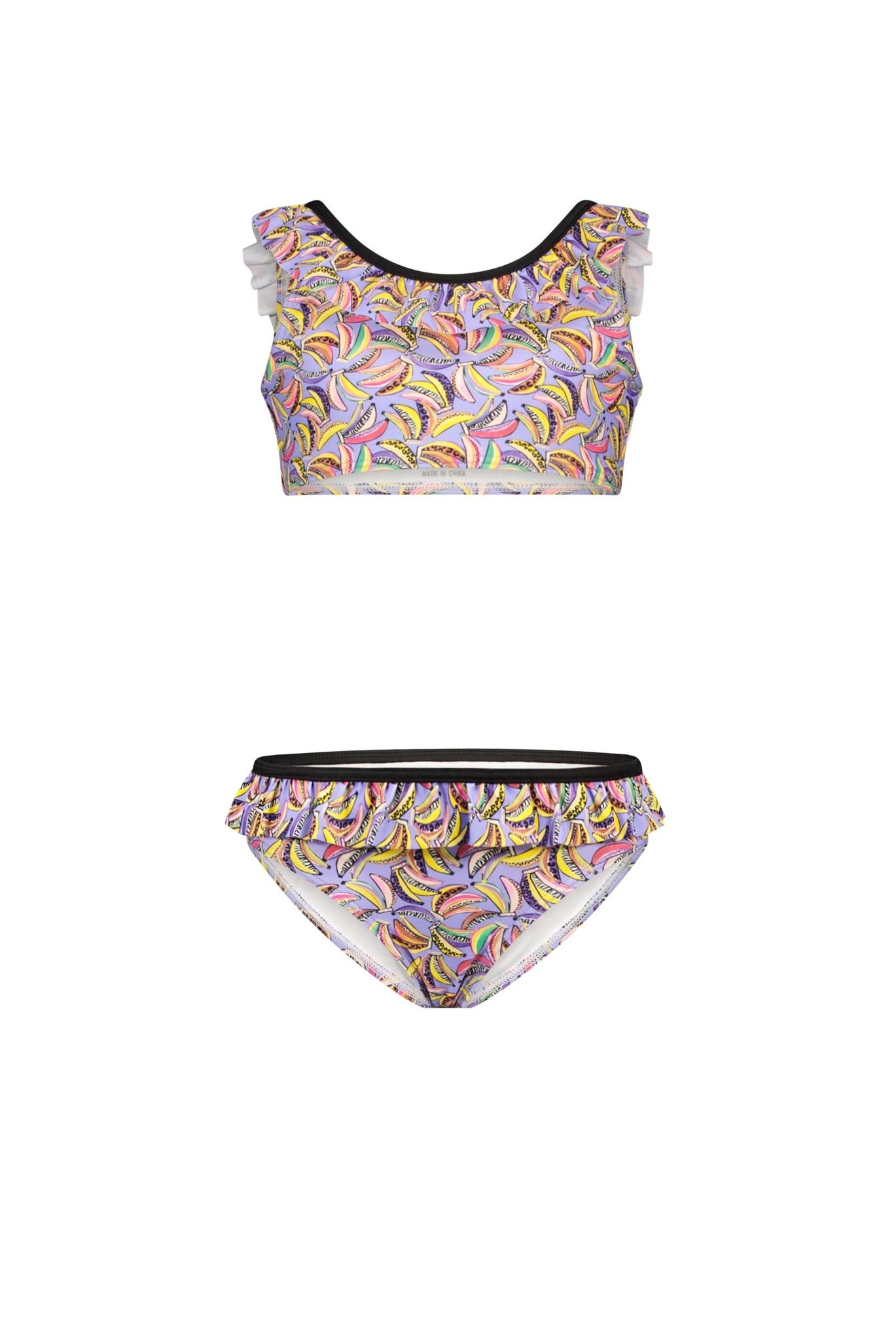 B.Nosy Meisjes bikini ruffel – Banana AOP