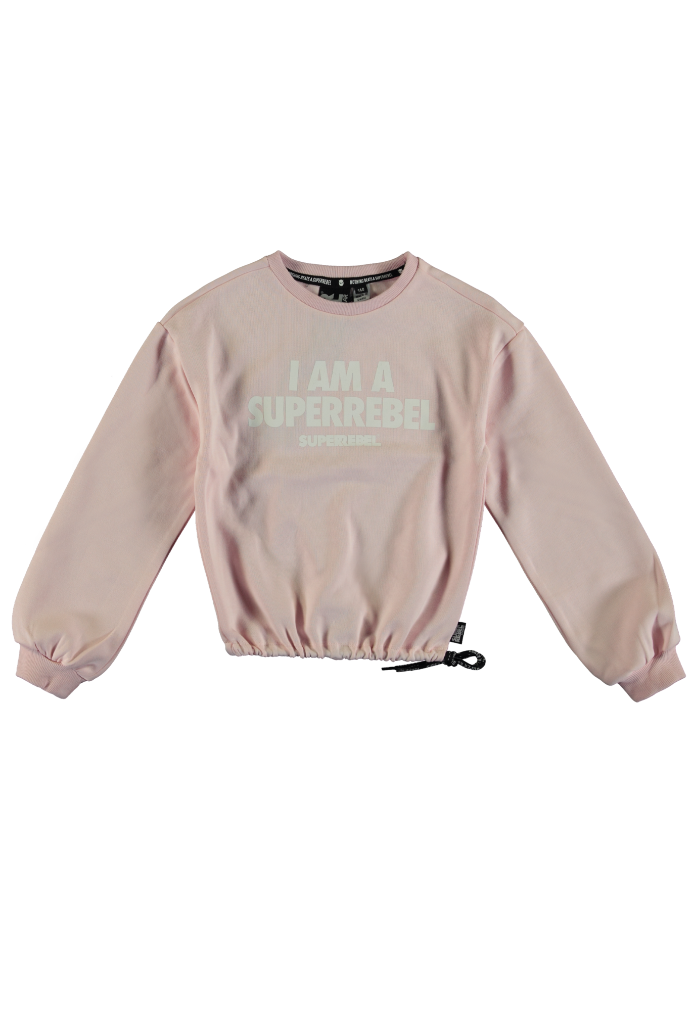 SUPERREBEL Meisjes sweater Catalina - Fluo zalm