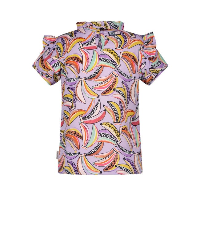 B.Nosy Meisjes blouse - Banana AOP