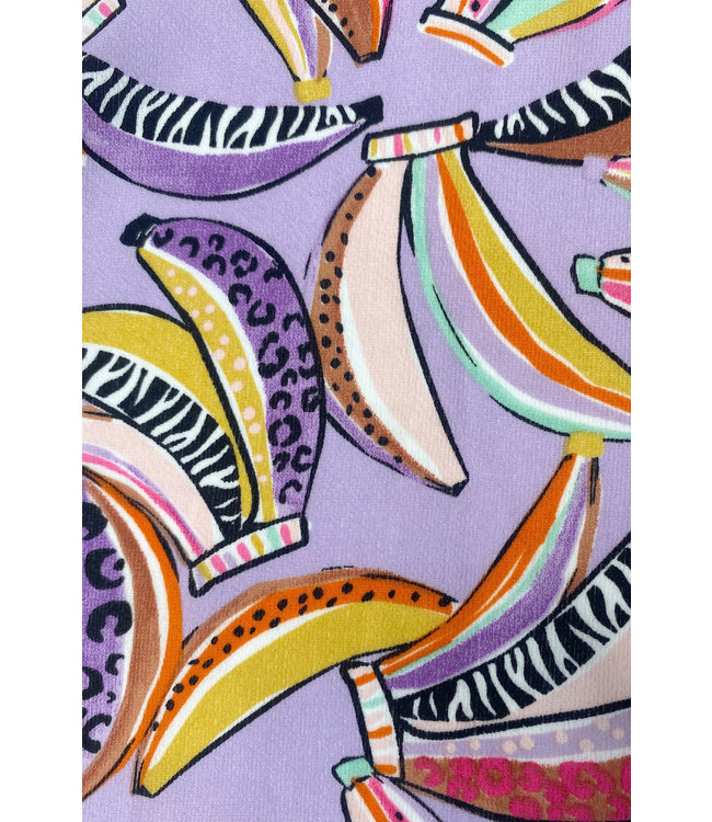 B.Nosy Meisjes blouse - Banana AOP