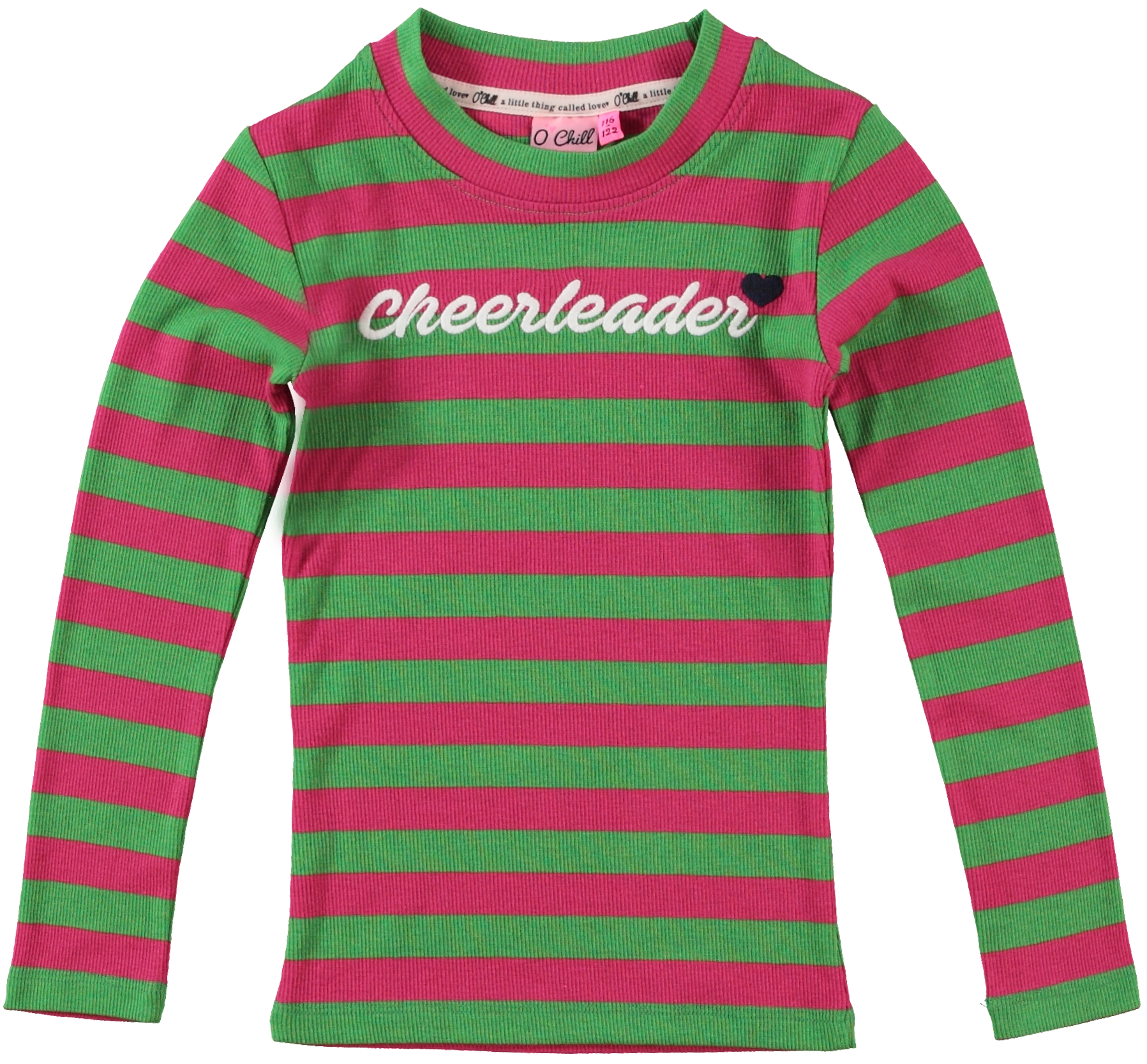 O'Chill Meisjes shirt - Dyante - Groen / Roze afbeelding