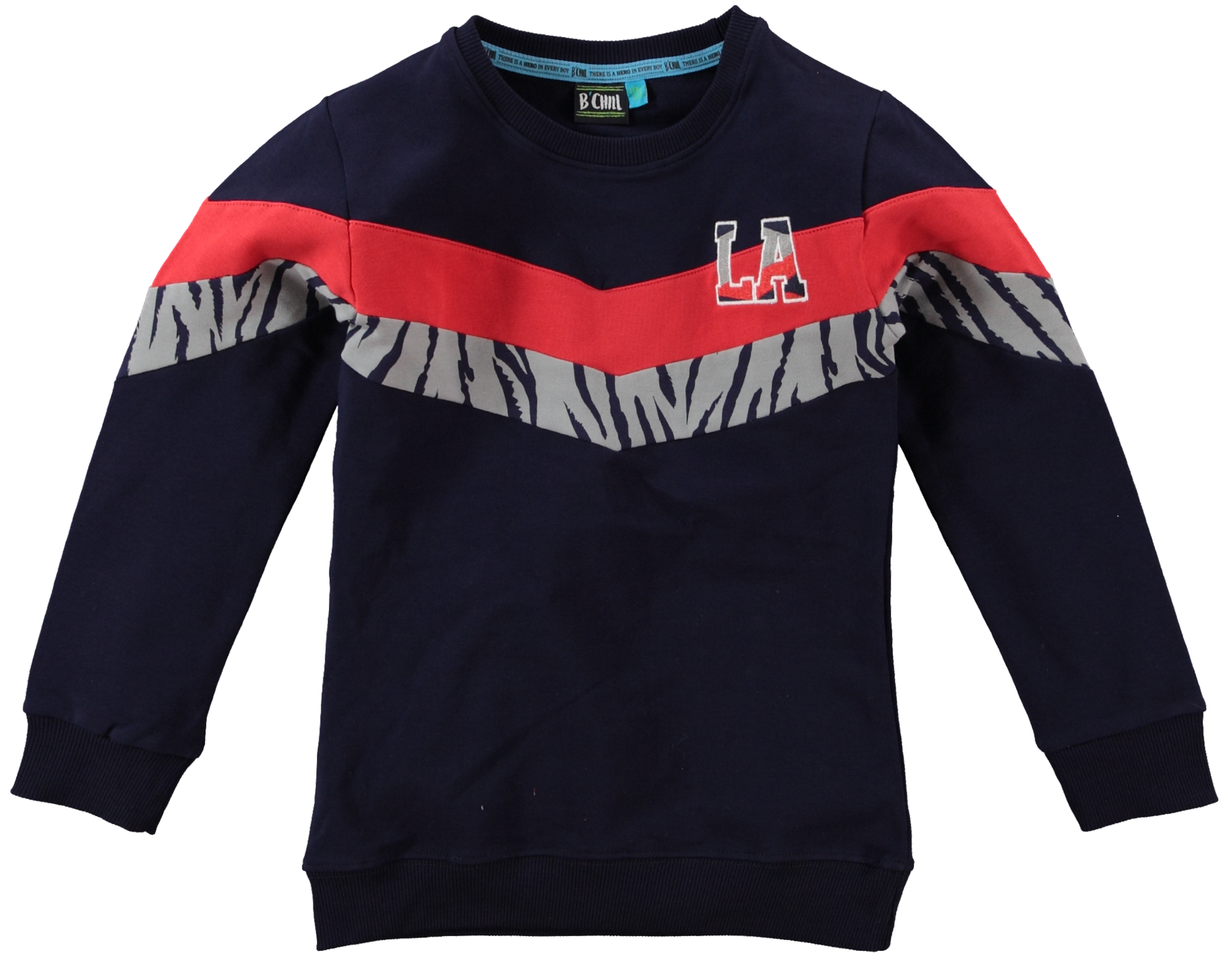 B'Chill Jongens sweater - Dexx -  Navy blauw