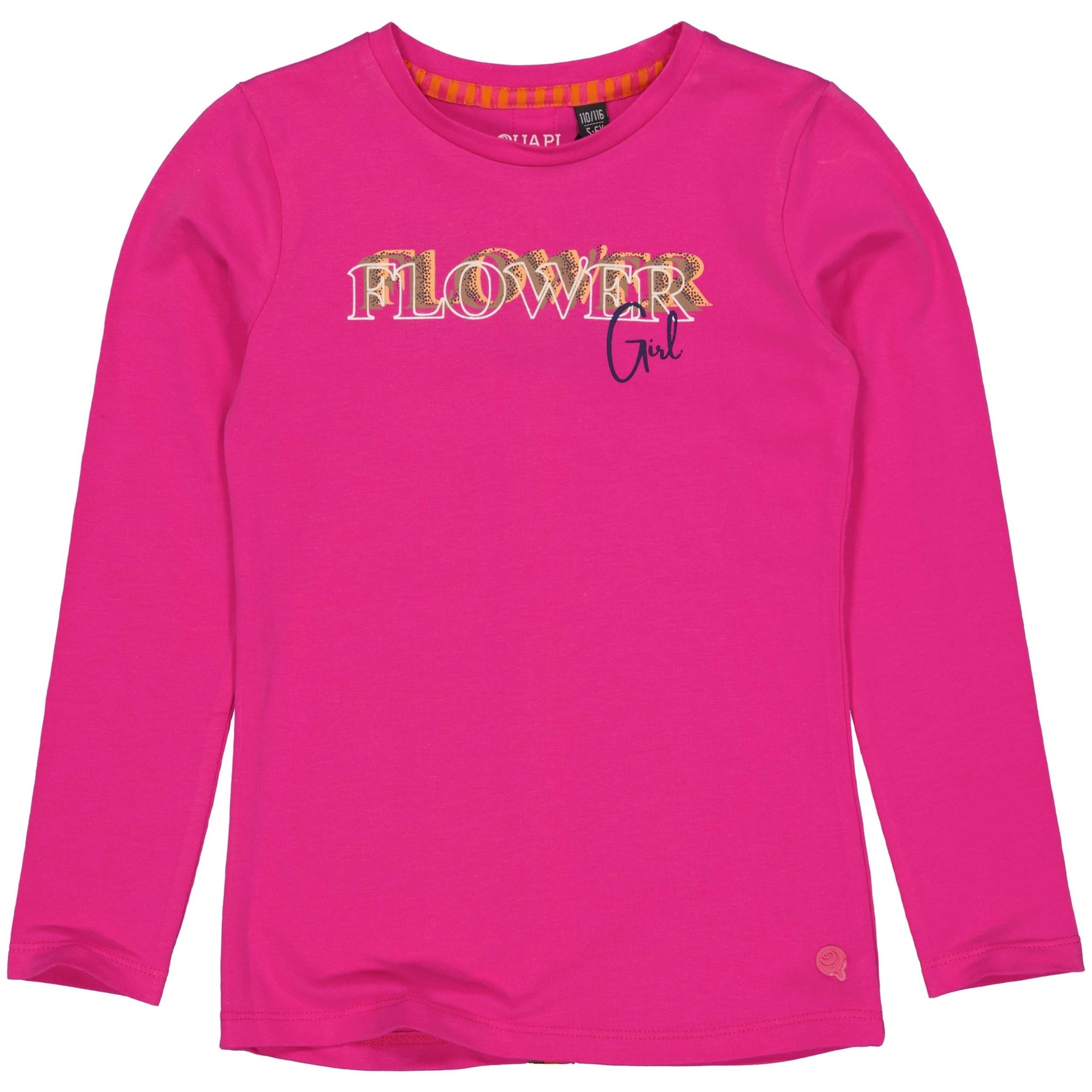 Quapi Meisjes shirt - Rega - Magenta roze