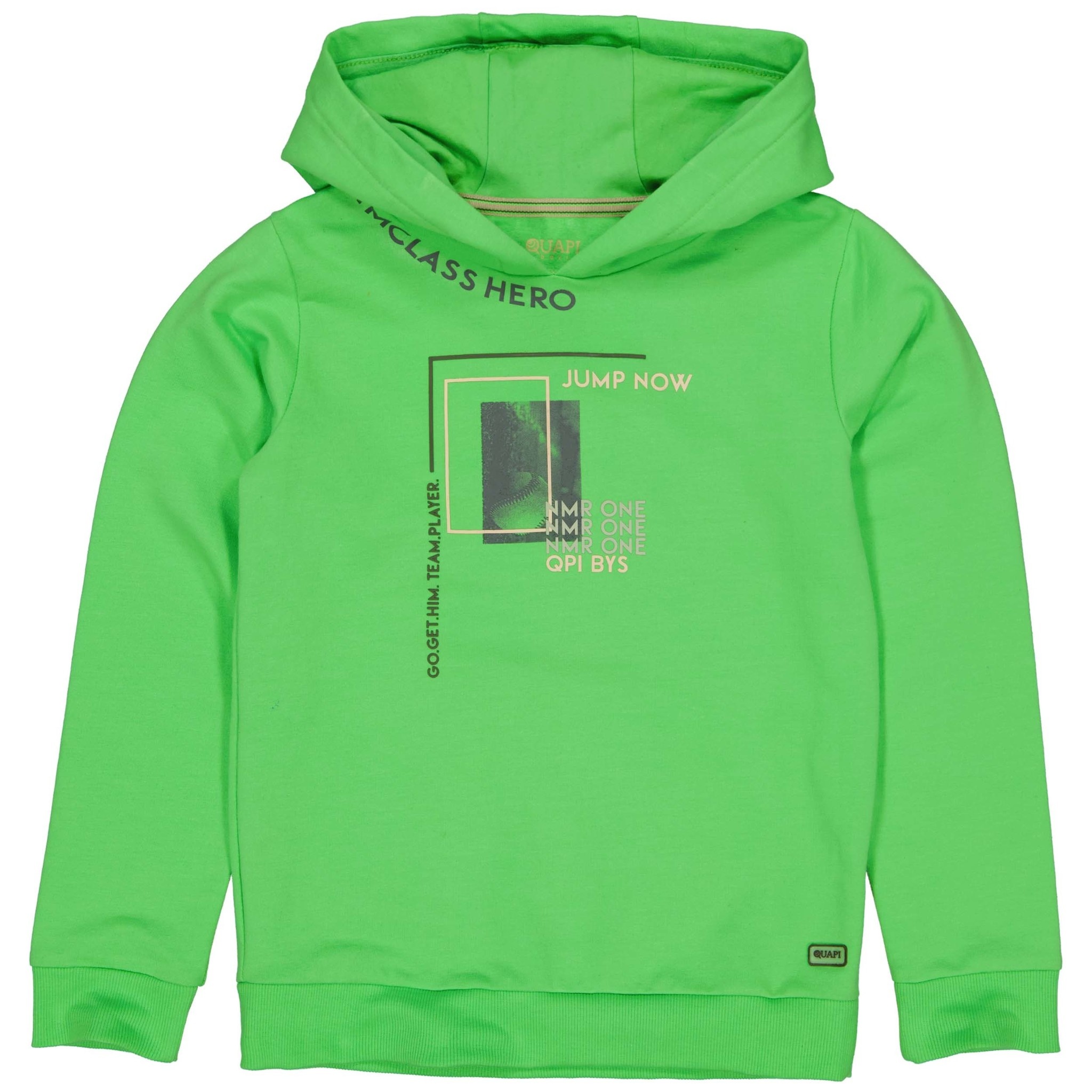 Quapi Jongens sweater - Rens - Appel groen