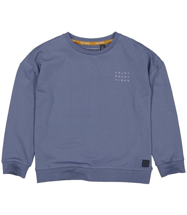 LEVV Jongens sweater - Alistar - Jeans blauw