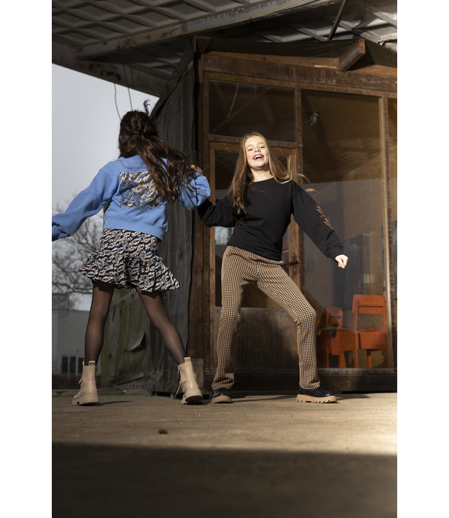 Indian Blue Jeans Meisjes rok tiger - Ultra marine blauw