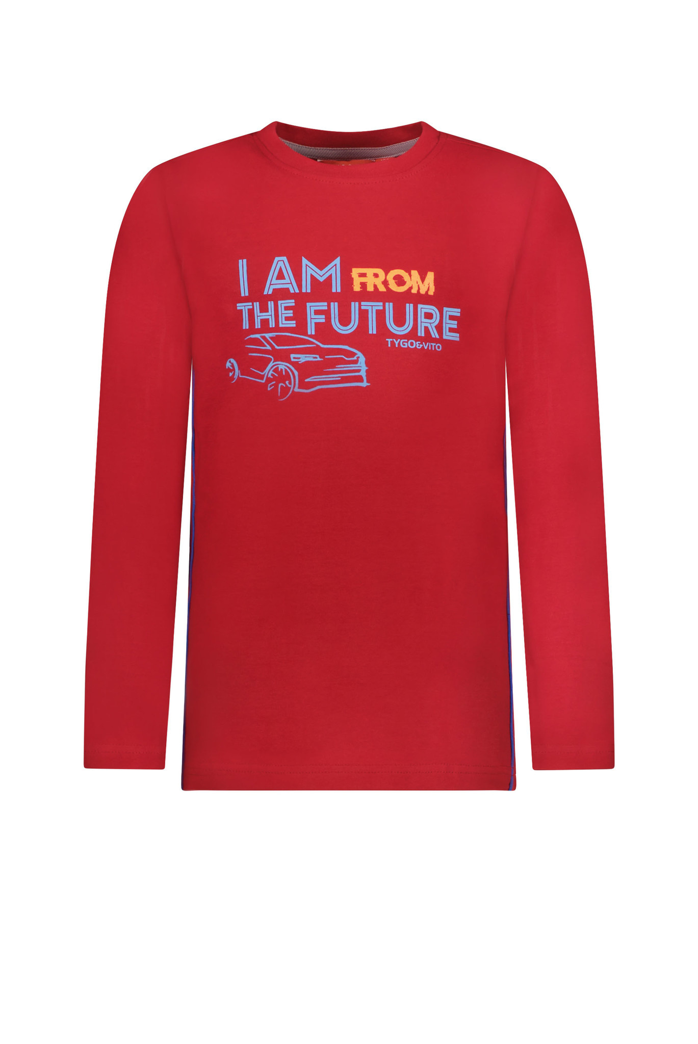 Tygo & Vito Jongens shirt 'Future' - Rood