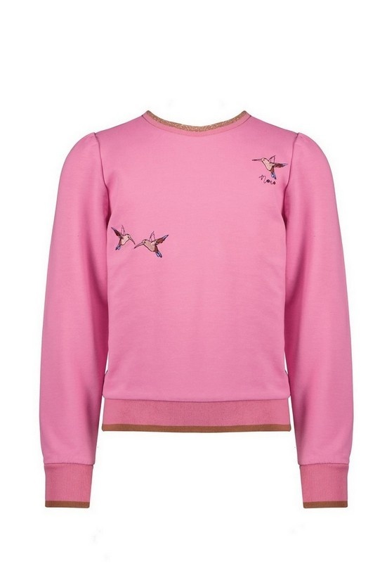 NoNo Meisjes sweater - Kate - Phlox roze