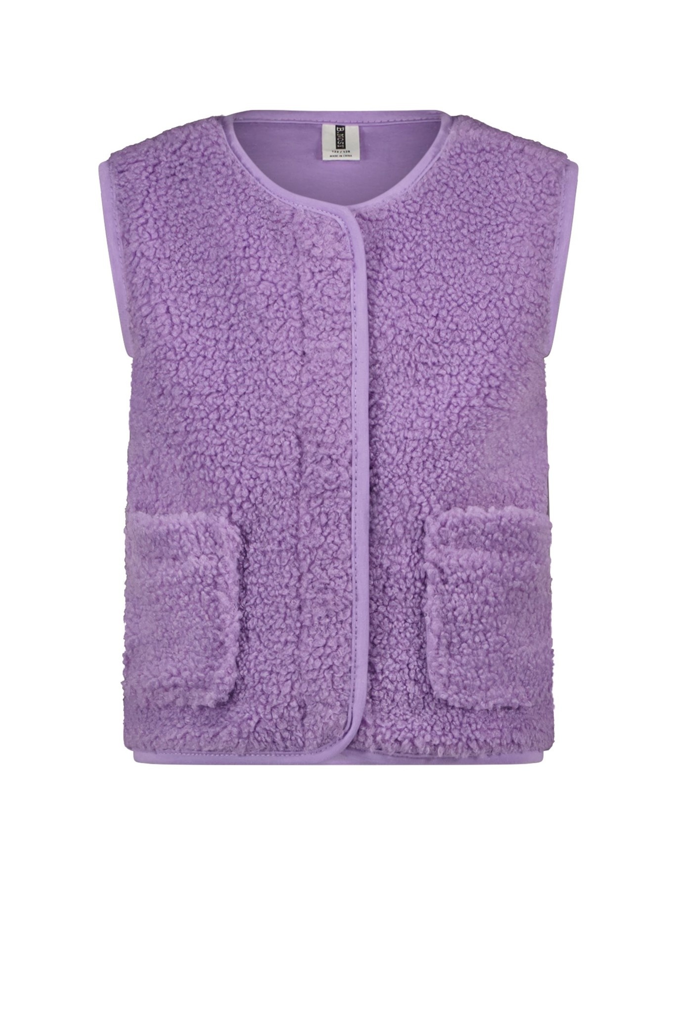 B.Nosy Meisjes gilet teddy - Lilac