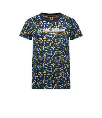 B.Nosy Jongens t-shirt - Up pixel AOP