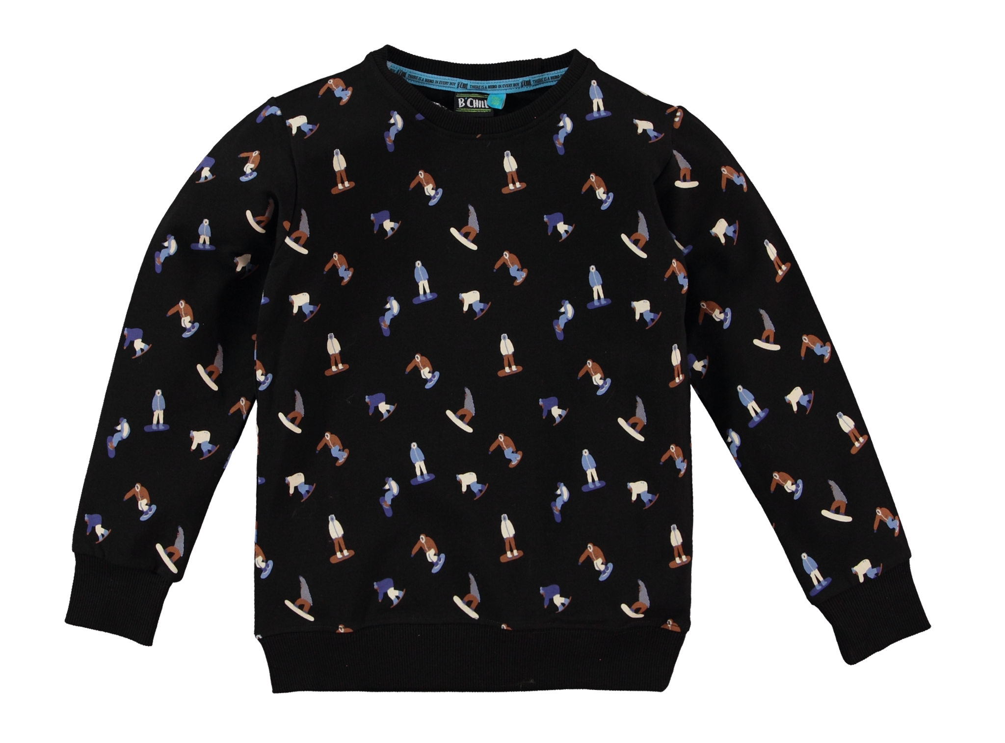 B'Chill Jongens sweater - Pijke - Zwart