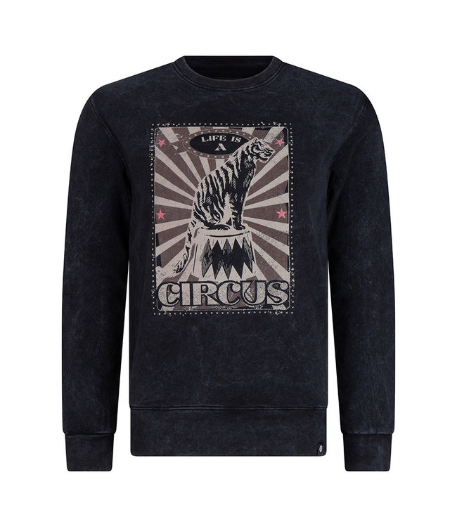 Rellix Meisjes sweater circus - Zwart