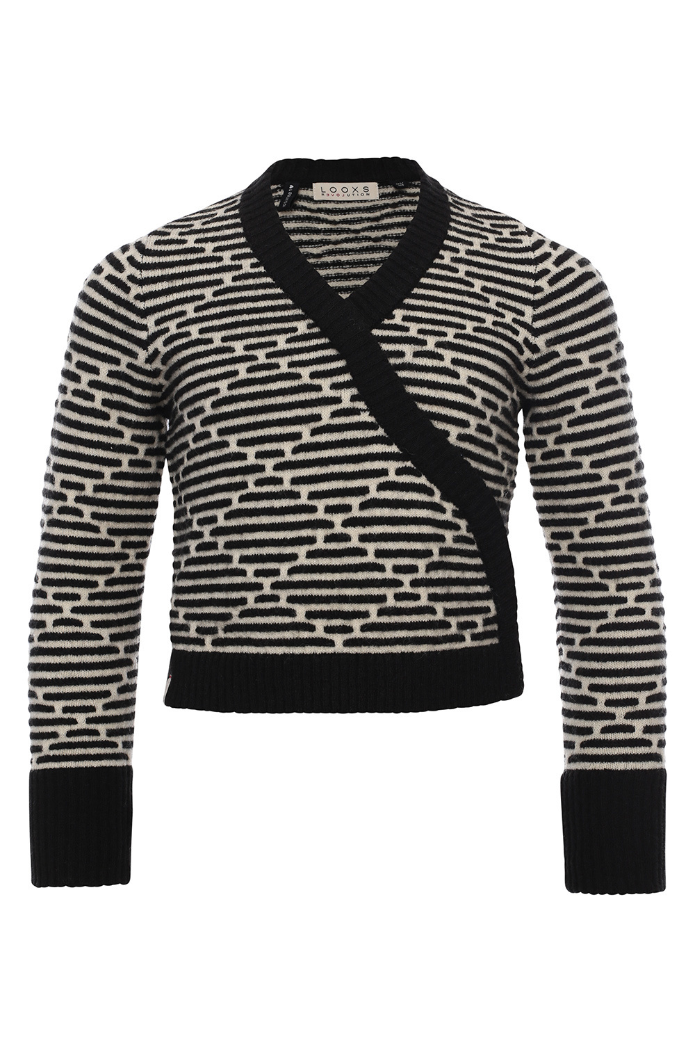 Looxs Revolution 2232-5364-099 Meisjes Sweater/Vest - Maat 152 - Zwart van Wol