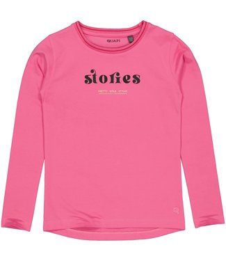 Quapi Meisjes shirt - Rilana - Fris roze