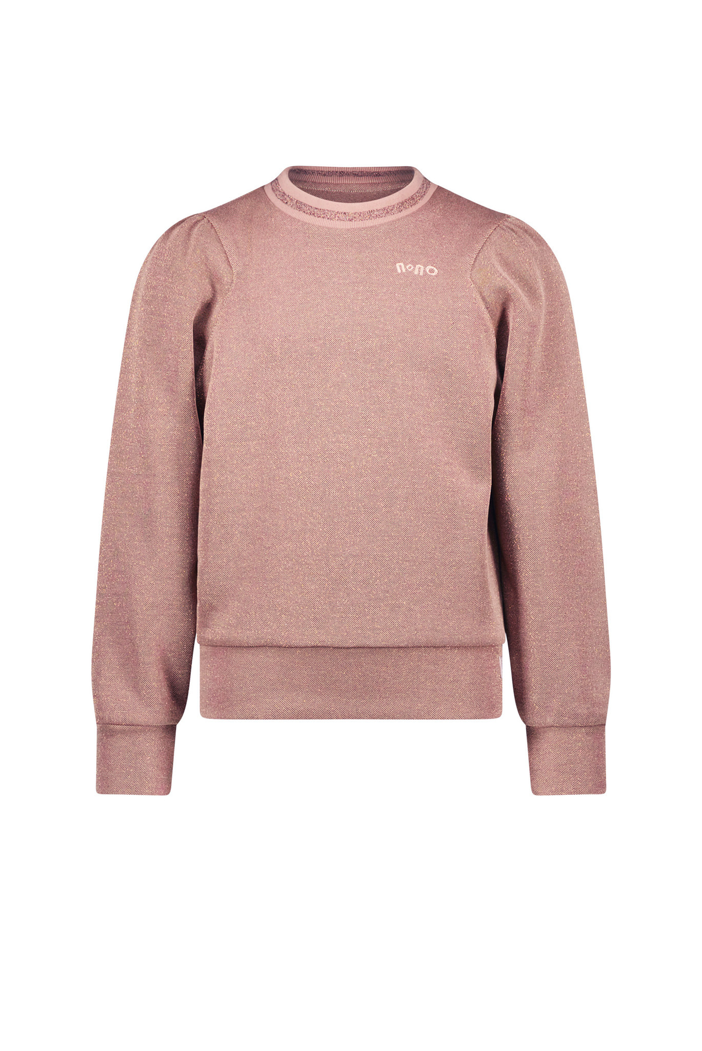 Nono Kilan Lurex Pique Sweater Truien & Vesten Meisjes - Sweater - Hoodie - Vest- Brons - Maat 146/152