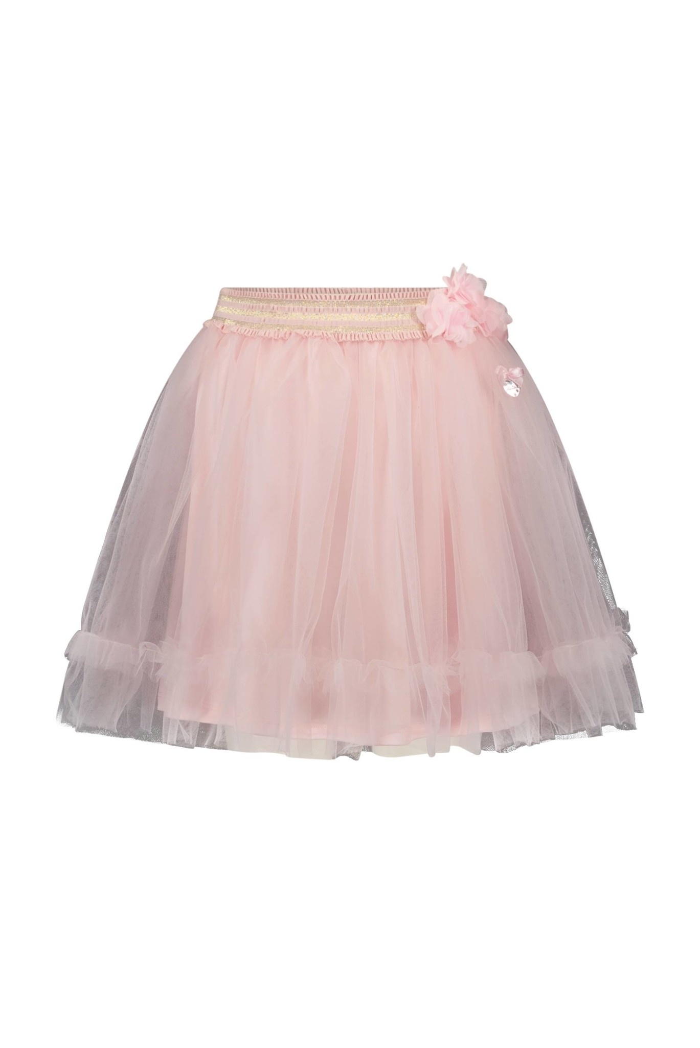 Le Chic Meisjes petticoat rok - Taylor - Roze mist